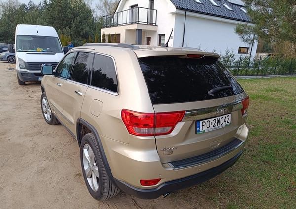 Jeep Grand Cherokee cena 62500 przebieg: 231000, rok produkcji 2011 z Poznań małe 121